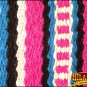 MADE IN USA FE138 HILASON WESTERN WOOL FELT SADDLE BLANKET PAD BLACK WHITE PINK