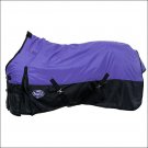 78in. PURPLE TOUGH-1 in 420D WATERPROOF POLY TURNOUT WINTER HORSE BLANKET