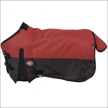 36 inch BURGUNDY TOUGH-1 600D WATERPROOF POLY MINIATURE TURNOUT HORSE BLANKET