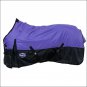 75in. PURPLE TOUGH-1 in 420D WATERPROOF POLY TURNOUT WINTER HORSE BLANKET