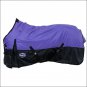 75in. PURPLE TOUGH-1 in 420D WATERPROOF POLY TURNOUT WINTER HORSE BLANKET