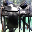 TO105BK-F HILASON TREELESS WESTERN LEATHER TRAIL PLEASURE HORSE RIDING SADDLE 15