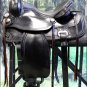 TO105BK-F HILASON TREELESS WESTERN LEATHER TRAIL PLEASURE HORSE RIDING SADDLE 15