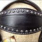 S464 HILASON WESTERN LEATHER HORSE BRIDLE HEADSTALL - BLACK