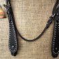 S464 HILASON WESTERN LEATHER HORSE BRIDLE HEADSTALL - BLACK