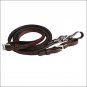 1/2"X9' TUCKER WALKING HORSE REINS OUTSIDE ROLLER BUCKLE CHROME HARDWARE