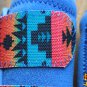 LARGE HILASON AZTEC BLUE HORSE FRONT REAR LEG PROTECTION SPORTS BOOT 4 PACK