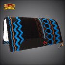 MADE IN USA FE328-F HILASON WESTERN WOOL FELT SADDLE BLANKET PAD BLACK BROWN