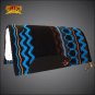 MADE IN USA FE328-F HILASON WESTERN WOOL FELT SADDLE BLANKET PAD BLACK BROWN