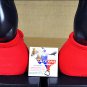 RED TOUGH1 MEDIUM NO TURN QUICK WRAP EXTREME VENTED NEOPRENE HORSE BELL BOOTS