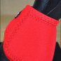 RED TOUGH1 MEDIUM NO TURN QUICK WRAP EXTREME VENTED NEOPRENE HORSE BELL BOOTS