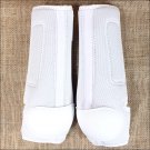 LARGE WHITE CLASSIC EQUINE WESTERN HORSE TACK PRO TECH HIND BOOTS