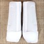 LARGE WHITE CLASSIC EQUINE WESTERN HORSE TACK PRO TECH HIND BOOTS