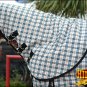 72" HILASON 1200D WATERPROOF POLY TURNOUT HORSE BLANKET NECK COVER OFF WHITE