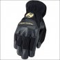 8 SIZE HERITAGE TRAINER HORSE RIDING STRETCHABLE GOATSKIN LEATHER GLOVES BLACK
