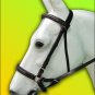BB231-F HILASON ENGLISH BITLESS BITFREE BRIDLE EXTREMELY COMFORTABLE DRAFT SIZE