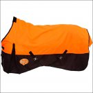 69" TOUGH-1 600D WATERPROOF POLY HORSE SURCINGLES TURNOUT BLANKET ORANGE