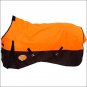 69" TOUGH-1 600D WATERPROOF POLY HORSE SURCINGLES TURNOUT BLANKET ORANGE