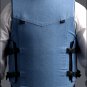 PV102-F HILASON DENIM PRO RODEO BULL RIDING PROTECTIVE VEST - SMALL