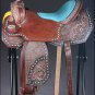 BH124-F HILASON BIG KING WESTERN WADE RANCH ROPING COWBOY LEATHER SADDLE 16"
