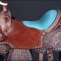 BH124-F HILASON BIG KING WESTERN WADE RANCH ROPING COWBOY LEATHER SADDLE 16"