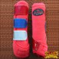 SMALL HILASON US FLAG GLITTER HORSE FRONT LEG PROTECTION RED SPORTS BOOTS PAIR