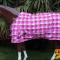 82 in HILASON 1200D RIPSTOP WATERPROOF POLY TURNOUT HORSE WINTER SHEET MAGENTA