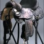 TT801BKRO-F HILASON WESTERN FLEX TREE BARREL RACING TRAIL RIDING HORSE SADDLE 15