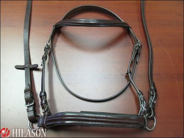 BB210F- HILASON NEW WESTERN BITLESS BRIDLE EXTREMELY COMFORTABLE - COB SIZE