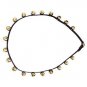 TOUGH 1 SET OF 20 FINEST LEATHER STRAP BRASS ORIGINAL SLEIGH BELLS