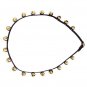 TOUGH 1 SET OF 20 FINEST LEATHER STRAP BRASS ORIGINAL SLEIGH BELLS