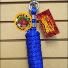 Braided Poly Lead Rope W/NPMI Buffalo Snap 5/8 X 10 ROYAL BLUE