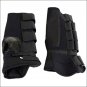 MEDIUM HILASON WESTERN HORSE TACK 4 IN 1 HORSE LEG COMBO BOOTS BLACK