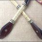 HILASON WESTERN RAWHIDE BRAIDED LEATHER HORSE ONE EAR BRIDLE HEADSTALL CHOCOLATE