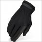 11 SIZE HERITAGE PRO-FLOW SUMMER SHOW RIDING GLOVES HORSE EQUESTRIAN - BLACK