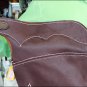 CHUS03-F MADE IN USA HILASON SHOTGUN FULL GRAIN LEATHER WORK RIDING CHAPS