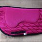 TA119F- HILASON WESTERN MEMORY FOAM SADDLE PAD WITH ANTI-SLIP HOT PINK