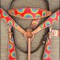 F95 HILASON WESTERN LEATHER HORSE BRIDLE HEADSTALL BREAST COLLAR RAINBOW TIE