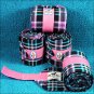 BLACK PINK PROFESSIONAL CHOICE TACK HORSE LEG PILE FLEECE POLO WRAP SET OF 4