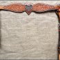HILASON WESTERN LEATHER HORSE BREAST COLLAR LIGHT OIL BLING RHINESTONES INLAY