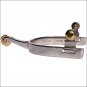 PROFESSIONAL CHOICE POLISHED STEEL JOHN DEERE WESTERN HORSEMAN COWBOY SPUR