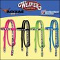 3/4 INCH WEAVER NYLON BROWBAND HEADSTALL ZEBRA OVERLAY HORSE SIZE
