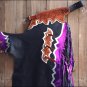 CH137-F HILASON BULL RIDING SOFT SMOOTH BLACK LEATHER RODEO WESTERN CHAPS