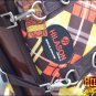 84" HILASON 1200D WATERPROOF POLY TURNOUT HORSE BLANKET NECK COVER BROWN YELLOW