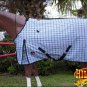HILASON HORSE WINTER BLANKET 1200D GREY RIPSTOP WATERPROOF POLY TURNOUT TOUGH