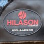 FE337-F HILASON WESTERN NEW ZEALAND WOOL HORSE SADDLE BLANKET WHITE BLACK BLUE