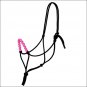 WEAVER PINK MEDIUM STACY WESTFALL POLY ROPE HORSE HALTER NOSEBAND