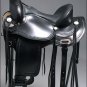 TO109BK-F HILASON TREELESS WESTERN TRAIL PLEASURE RIDING BARREL RACING SADDLE 16