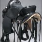 TO109BK-F HILASON TREELESS WESTERN TRAIL PLEASURE RIDING BARREL RACING SADDLE 16