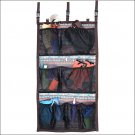 42 X 24 CLASSIC EQUINE HORSE HANGING ELASTIC NYLON GROOMING CASE CHOCOLATE